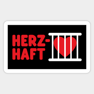 HERZ-HAFT German Pun Magnet